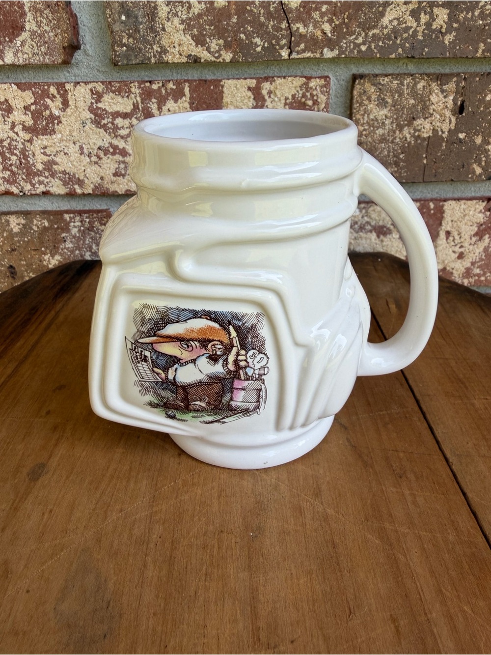 Vintage 1991 Golf Gifts Ceramic Coffee Mug Golf Bag Excellent Condition!